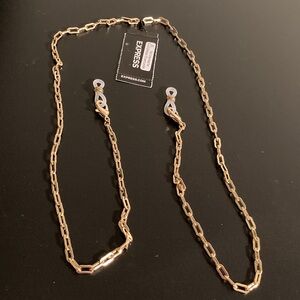 Express Gold Link Eye Glasses holder
